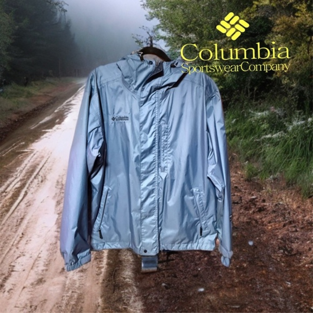 Columbia Sportswear Men’s Waterproof Rain Jacket – Size L